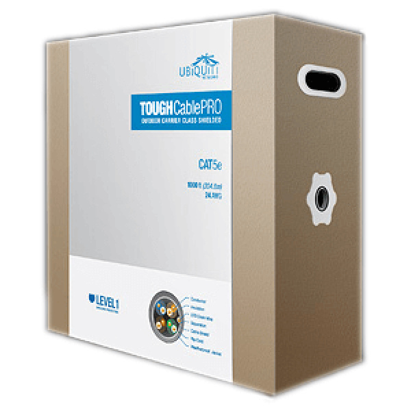UBNT, TC-PRO, Level 1 Cat5e, Outdoor Carrier Class Shielded Cable, 1000ft