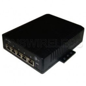 Indoor 5 Port Gigabit Switch, 802.3at/af Compliant, 12-57VDC Input