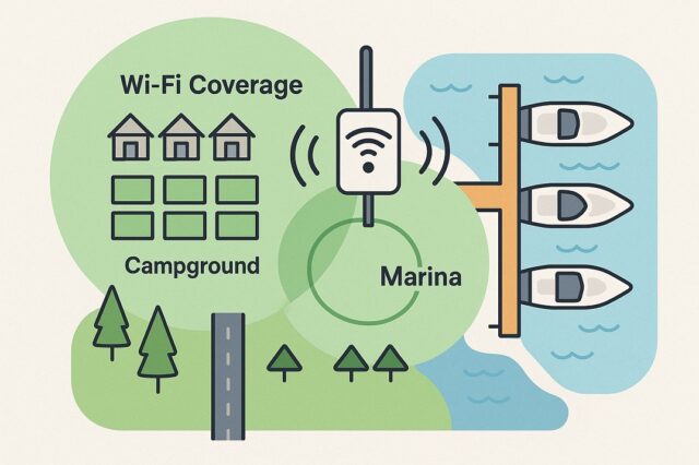 Why Outdoor Wi-Fi Is Now a Must-Have for RV Parks, Campgrounds, and Marinas in 2025