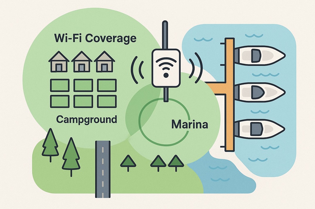 Why Outdoor Wi-Fi Is Now a Must-Have for RV Parks, Campgrounds, and Marinas in 2025