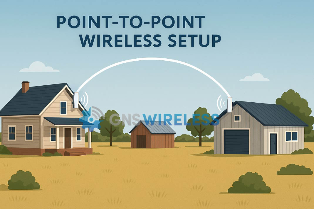 Point-to-Point Wireless Bridge for Rural Internet GNS-1153AC