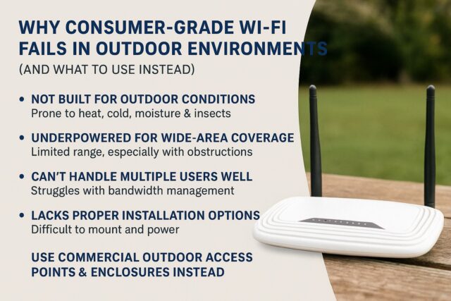 why consumer-grade Wi-Fi fails outdoors